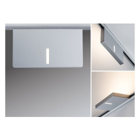 Paulmann 953.23 URail LED Spot Uplight Case 16W Chrom matt Einzelstrahler inkl. Leuchtmittel
