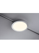 Paulmann 953.15 URail LED Spot Panel Ring 7 W Chrom matt Einzelstrahler inkl. Leuchtmittel
