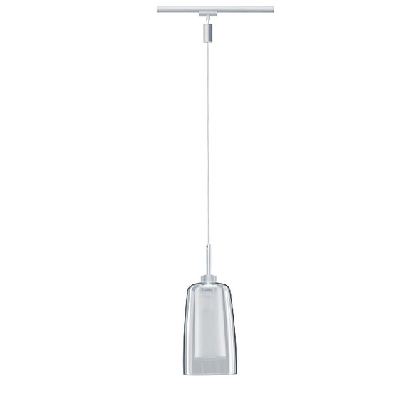 Paulmann 953.60 URail LED Pendulum Arido 3W Chrom matt Glas klar satiniert inkl. Leuchtmittel