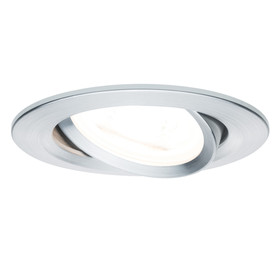 Paulmann 936.02 Einbauleuchte Nova LED 1x7W GU10 Aluminium dimmbar schwenkbar inkl. Leuchtmittel