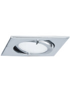 Paulmann 935.35 Möbeleinbauleuchten-Set Quadro max.20W G4 schwenkbar Chrom exkl. Leuchtmittel