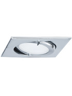 Paulmann 935.35 Möbeleinbauleuchten-Set Quadro max.20W G4 schwenkbar Chrom inkl. Leuchtmittel