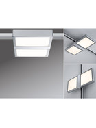 Paulmann 953.09 LED Panel Double 8W chrom matt inkl. Leuchtmittel