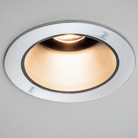 1er Set Paulmann 926.51 Luca LED Einbauleuchte 12,6 W dimmbar Chrom Schwarz