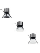 Paulmann LED Einbauleuchten 1er Set Luca Chrom Schwarz/ Weiss matt / Weiss IP44 12,6W