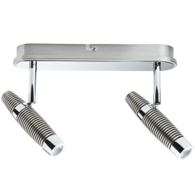 Paulmann 601.55 LED-Strahler Channel Nickel 2er