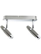 Paulmann 601.55 LED-Strahler Channel Nickel 2er