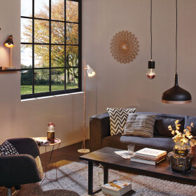 Paulmann 796.21 Neordic Mik Tischleuchte rund max.1x20W E27 Grau 230V Beton