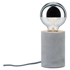 Paulmann 796.21 Neordic Mik Tischleuchte rund max.1x20W E27 Grau 230V Beton