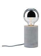 Paulmann 796.21 Neordic Mik Tischleuchte rund max.1x20W E27 Grau 230V Beton