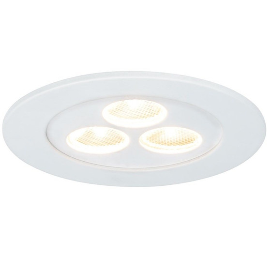 Paulmann 925.88 Einbauleuchten - Set Micro Line Flat LED 1x3,6W Weiß inkl. Leuchtmittel