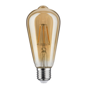 Paulmann 283.95 LED Filament Vintage Kolben ST64 Rustika 4W E27 Goldlicht 1700K