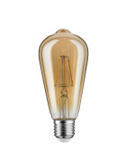 Paulmann 283.95 LED Filament Vintage Kolben ST64 Rustika 4W E27 Goldlicht 1700K