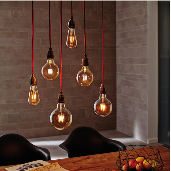 Paulmann 283.89 LED Filament Vintage Globe95 Retrolampe...