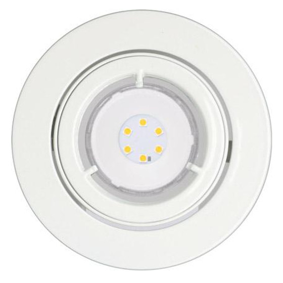 1er Set Light Topps LT1395010 LED Einbaustrahler Spot IP23 Warmwei 6,5W Wei