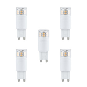 5er Set Paulmann 282.27 2W G9 LED Stiftsockel Warmweiss