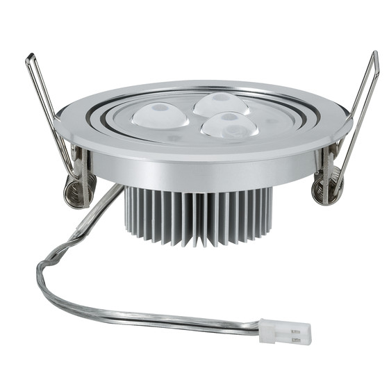 Paulmann 935.41 3er Set LED Einbauleuchte Micro Line 3x3W Aluminium schwenkbar
