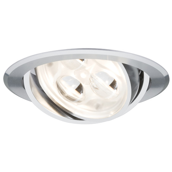 Paulmann 935.41 3er Set LED Einbauleuchte Micro Line 3x3W Aluminium schwenkbar