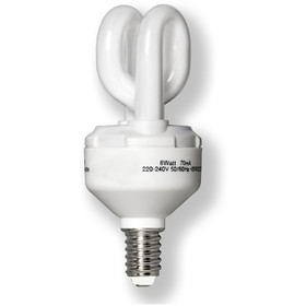 Negawatt NW6608ASP Röhrenlampe E14 8W= ca. 40W Warmweiß 2700K Sparlampe 420lm