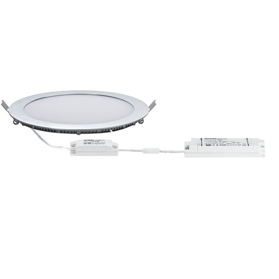 Paulmann 500.29 SmartHome LED Einbaupanel rund 13,5W Eisen Weilichtsteuerung