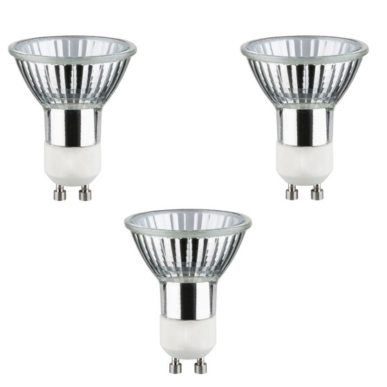 3er Set Nice Price Halogen Reflektor 35W Hochvolt Leuchtmittel GU10 230V warmweiß dimmbar