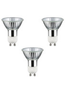 3er Set Nice Price Halogen Reflektor 35W Hochvolt Leuchtmittel GU10 230V warmweiß dimmbar