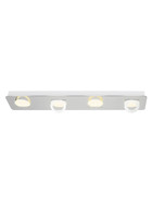 Brilliant G19194/15 Doors Round LED Balken Strahler 4x9W warmweiß Metall 2520 lm