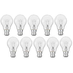 10er Set Luminizer 3045 Classic Halogen A55 B22 70W = 92W...