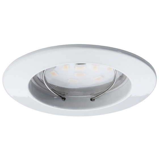 Paulmann 928.06 1er Einbauleuchten-Set Premium Coin dimmbar LED 7 W Wei matt