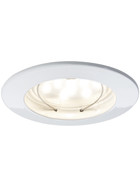 Paulmann 928.06 1er Einbauleuchten-Set Premium Coin dimmbar LED 7 W Weiß matt