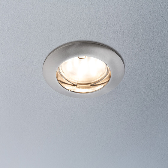 Paulmann 928.10 1er Einbauleuchten-Set Premium Coin dimmbar LED 7 W Eisen geb