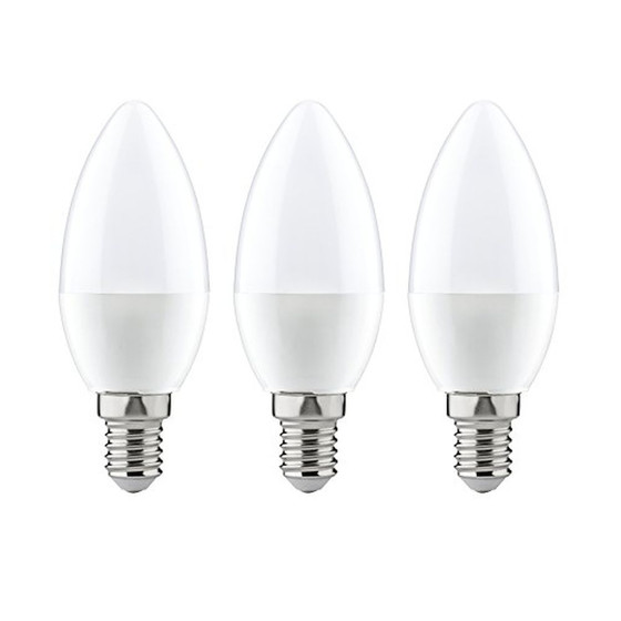 Paulmann 284.26 3er Set LED Kerze 4 Watt E14 230V Warmweiß Opal