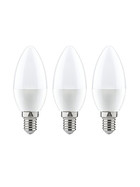 Paulmann 284.26 3er Set LED Kerze 4 Watt E14 230V Warmweiß Opal