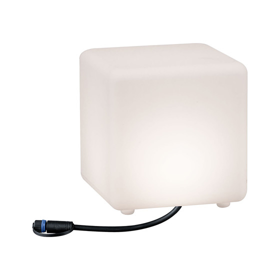 Paulmann 941.80 Plug&Shine Lichtobjekt Wrfel 20 cm warmweiss IP67 24V