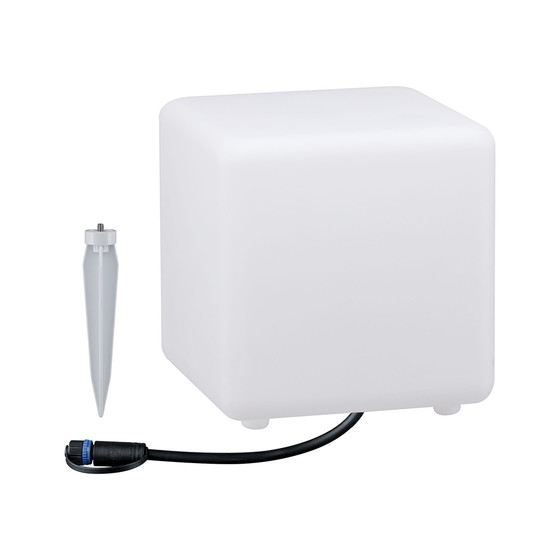 Paulmann 941.80 Plug&Shine Lichtobjekt Wrfel 20 cm warmweiss IP67 24V