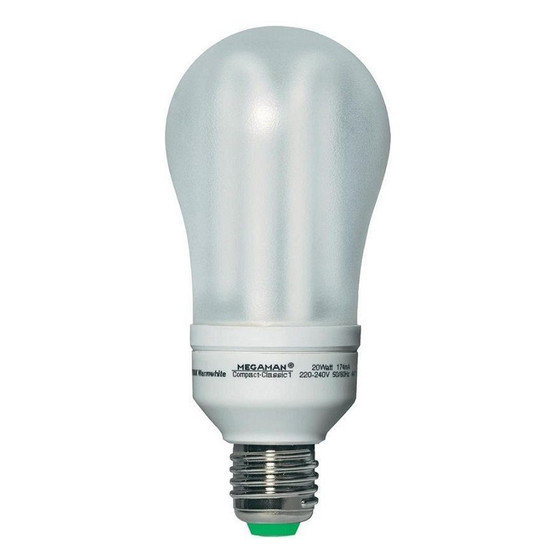 Megaman MM80813 Energiesparlampe AGL Birne E27 Warmweiß 20W Leuchtmittel 230V