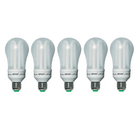 5er Set Megaman MM80813 Energiesparlampe AGL Birne E27...