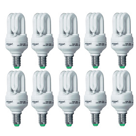 10er Set Megaman MM80808 Energiesparlampe Liliput...