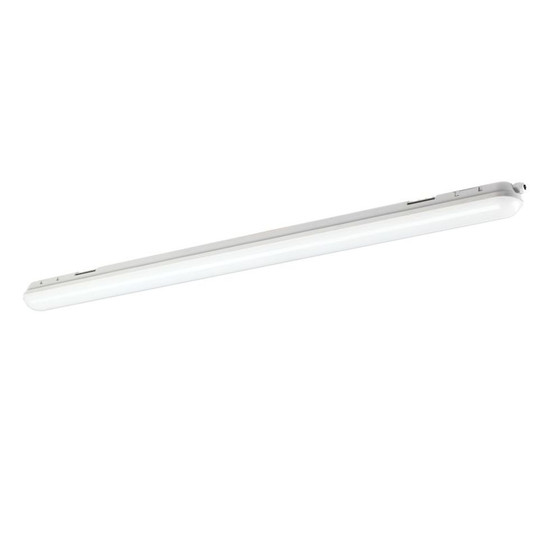 Müller Licht 20300530 Aqualux Sensor LED IP65 Feuchtraumleuchte 28W Grau inkl. Leuchtmittel