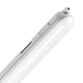 Müller Licht 20300531 Aqualux Sensor LED IP65 Feuchtraumleuchte 35W Grau inkl. Leuchtmittel