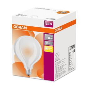 Osram LED Star Classic Globe95 matt E27 7W = 60W Glühbirne Warmweiß 2700K A++