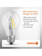 Osram LED STar Classic P40 Filament matt E14 4W = 40W Tropfen Kaltweiß 4000K
