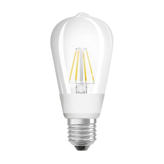 Osram LED Ledison Retrofit Kolben Filament E27 7W = 60W Glühlampe warmweiß 2700K