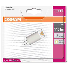 Osram LED Star Special Spezial Lampe Stiftsockel G4 2W = 15W Warmweiß 2700K 12V
