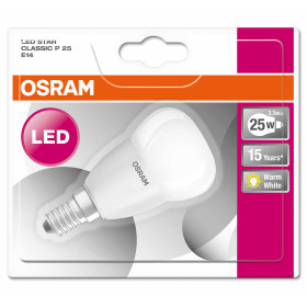 OSram LED Star Classic P25 Tropfen Lampe E14 3,3W = 25W Glühbirne Warmweiß 250Lm