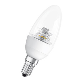 Osram LED Star Classic B40 Kerze klar E14 5,5W = 40W Glühbirne Warmweiß 470Lm