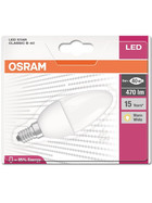 Osram LED Star Classic B40 Kerzen Lampe Matt E14 5,7W = 40W Glühbirne Warmweiß