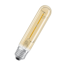 Osram LED Tubular Vintage 1906 Filament E27 4W = 35W Röhrenlampe Warmweiß 2400K
