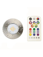 Light Topps LT15417 1er Set LED Einbauleuchte mit Farbwechsel RGB IP65 6,5W Eisen gebürstet