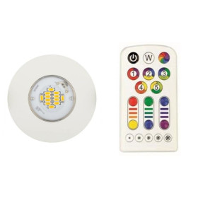 Light Topps LT1595910 1er Set LED Einbauleuchte mit Farbwechsel RGB 8,5W Weiss IP65